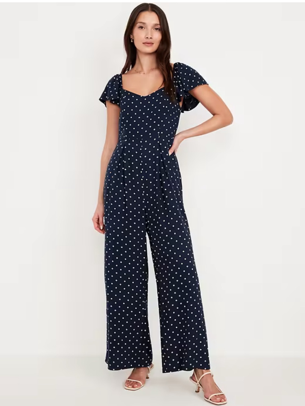 Old Navy Jumpsuit Fit and Flare Polka Dot